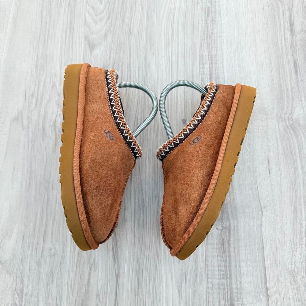 UGG Tasman Chestnut Suede Slippers – Women’s Size 7 US